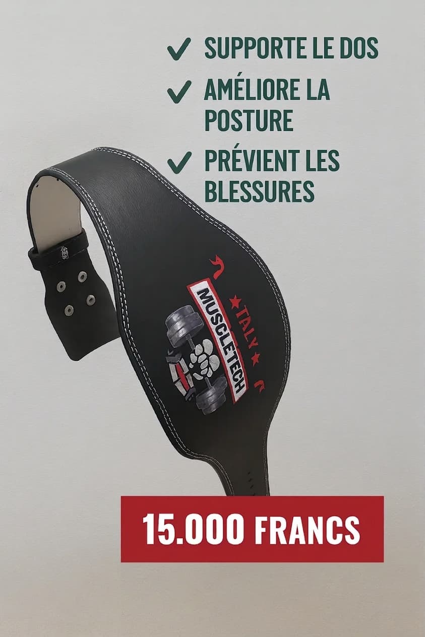 Ceinture de musculation American’s Gym — visuel 2